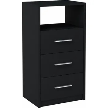 Komoda Komoda Matkam 40 x 35 x 75 cm černá matná