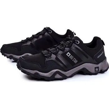 Pánská treková obuv Men's Trekker Shoes Big Star Outdoor Black Velikost: 44