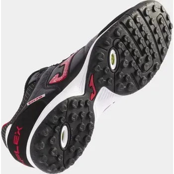 Pánská treková obuv Pánské turfy Joma TOP FLEX 2401 Black Red Velikost: 45