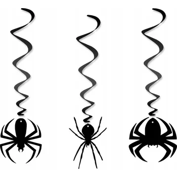 Party dekorace Závěsné dekorace Halloween Svíčková dekorace s pavouky Pavouci 3 Ks Congee