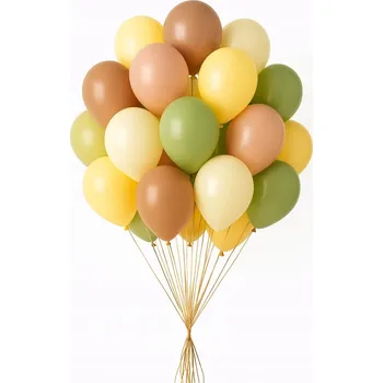 Balónek Sada balónků v teplých havajských barvách k narozeninám, 30 ks, 24x32 cm - Havajské balónky