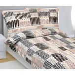 Bellatex Povlečení krepové hnědá/béžová…