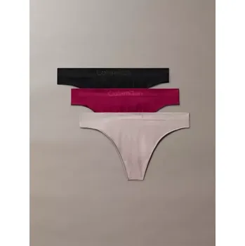 Kalhotky Dámská tanga Calvin Klein 3pack QD5211/322