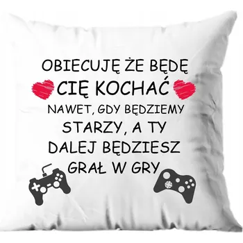 Povlak na dekorativní polštářek Povlak na polštářek Slibuji Valentýn 38 Cm