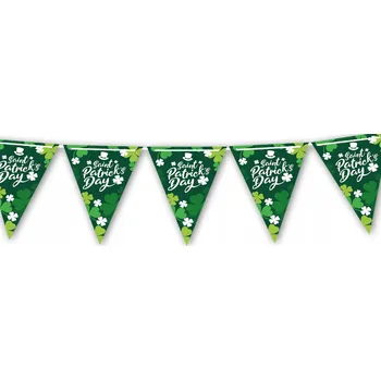 Banner vlajky Den svatého Patrika 3 m Girlanda