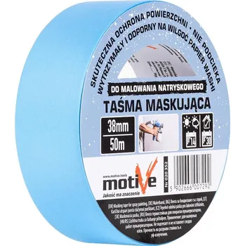 MASKÁVACÍ PÁSKA PRO LAKOVÁNÍ STŘÍKÁNÍM 38mm/50m MOTIVE