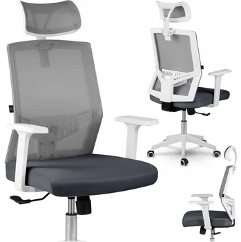 Kancelářská židle ze síťoviny Sofotel Rotar, tmavě šedá