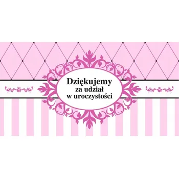 Samolepící etiketa Etikety s poděkováním – svaté přijímání, svatební hostina – 10 ks