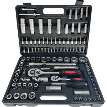 Sada nářadí Sada nářadí v kufříku – 108 dílů, 1/4 a 1/2 palce, gola sada