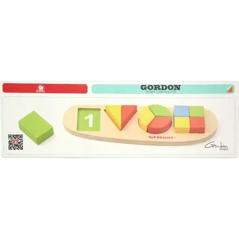 Dřevěná hračka Dřevěná vkládačka tvary Top Bright