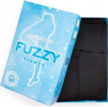 Dámské punčochy Punčocháče hladké ATTRACTIVE 115742 300 DEN černé Nero velikost 4