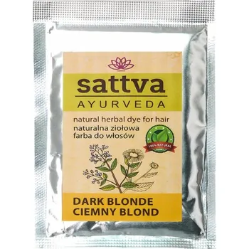 Barva na vlasy Henna na vlasy Sattva pro blond a tmavě blond vlasy