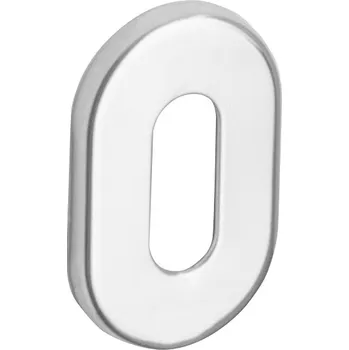 Dveřní kování Dveřní rozeta MP VM - 4UOR (OC - Chrom lesklý), Otvor na cylindrickou vložku PZ, MP OC (chrom lesklý)