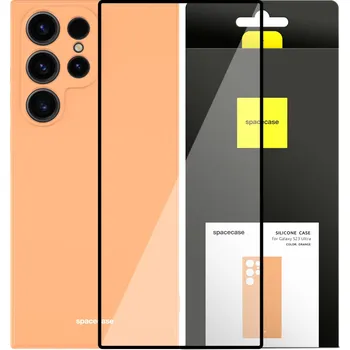 Pouzdro na mobilní telefon Zadní Kryt Spacecase pro Samsung Galaxy S23 Ultra oranžový