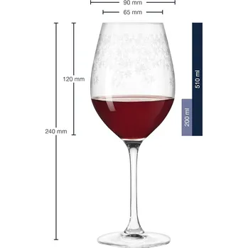 Sklenice Leonardo Chateau Sklenice na červené víno 510 ml