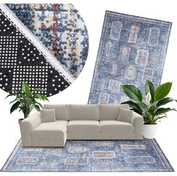 Koupelnová předložka Módní koupelnový kobereček Lavo s efektem opotřebení, pratelný, 60x100 cm #46482