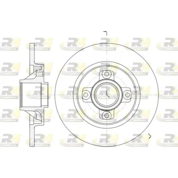 Brzdový kotouč Brzdový kotouč ROADHOUSE 61058.00