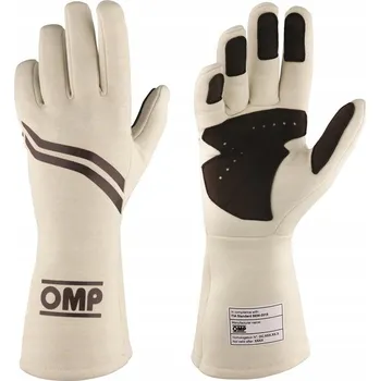 Rukavice Rukavice OMP Dijon 2021 Vintage bílé vel. S