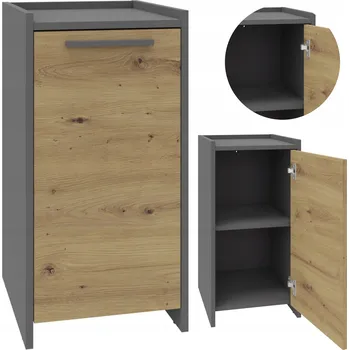 Komoda Komoda ALTIVO 1D dub artisan-antracit regál malá skříňka na oblečení hračky