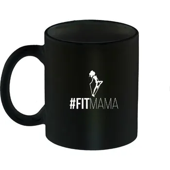 HPBA Fitmama – černý hrnek v balení