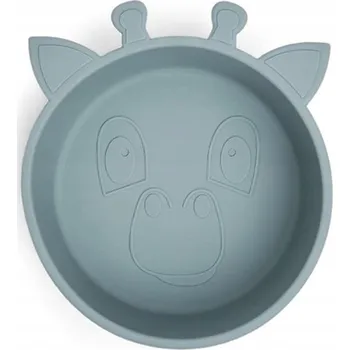 dětská jídelní sada Silikonová miska nuuroo modrá