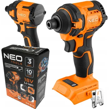 Neo Bezuhlíkový rázový utahovák 18V, 300Nm, Energy+, bez akumulátoru