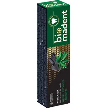 Dentální hygiena Bio Madent konopná bělící zubní pasta s CBD 100 ml