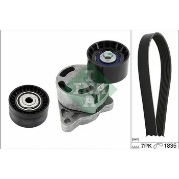 Sada žebrovaných klínových řemenů Schaeffler INA 529 0438 10