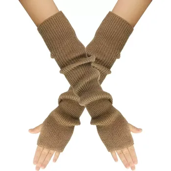 Rukavice Cixi 22111708113399130s2 hnědé 55 cm