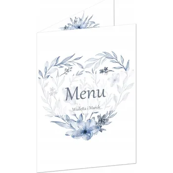 Obraz Svatební menu rozkládací 4 ks