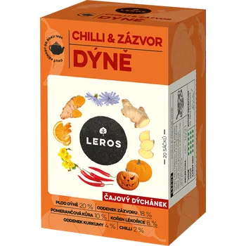 Leros Čajový dýchánek chilli, zázvor & dýně 20x 2 g