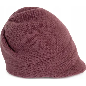 Čepice Szaleo zimní čepice s kšiltem fialová, univerzální velikost