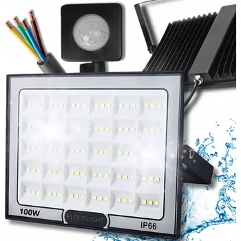 HALOGEN LED reflektor 100W s POHYBOVÝM SENZOREM