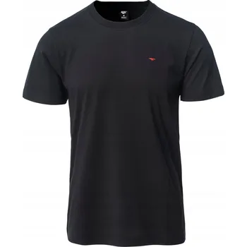 Pánské tričko Tréninkové tričko s krátkým rukávem Hi-Tec XXL černé