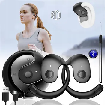 Sluchátka BLUETOOTH SLUCHÁTKA S INTELIGENTNÍM PŘEKLADAČEM, POHODLNÁ, ČERNÁ