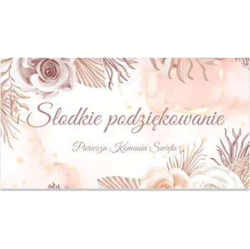 Party dekorace Samolepky na krabičky na dort 30ks Svaté Přijímání