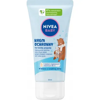 Dětská kosmetika Nivea Baby, Ochranný krém do každého počasí, od 1. dne života, 50 ml
