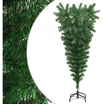 Vánoční stromek Obrácený umělý vánoční stromek 120 cm zelený PVC