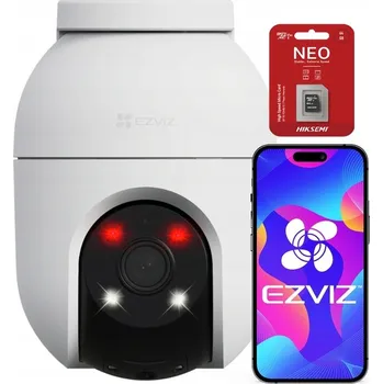 IP kamera Otočná 4K WIFI kamera 8MPX s aplikací EZVIZ C8C, detekcí pohybu + 128GB karta