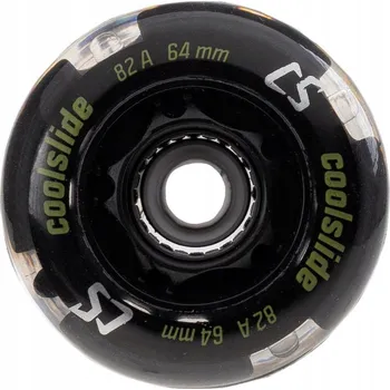 Kolečkové brusle KOLEČKA PRO KOLEČKOVÉ BRUSLE COOLSLIDE LED WHEEL 64MM 4KS