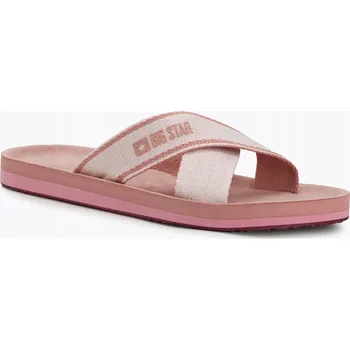 Dámské pantofle Dámské nazouváky Big Star NN274A058 nude 36