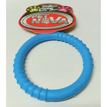 Hračka pro psa Provazy a kroužky pro psy Pet Nova Ringo 9,5 cm žluté