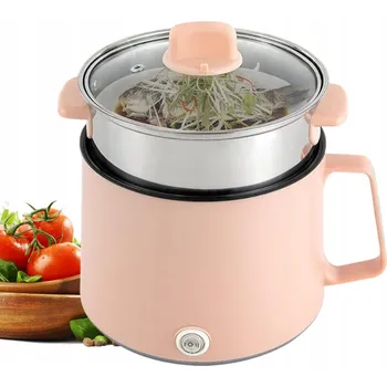 Hrnec ELEKTRICKÝ HRNEC NA VAŘENÍ ZA TEPLA VAŘIČ VAJEC MULTIFUNKČNÍ 1,7 L