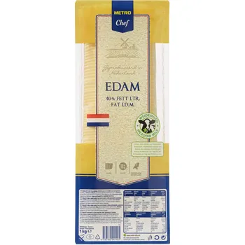 Výhodná cena Edam plátky 40% chlaz. 1 kg