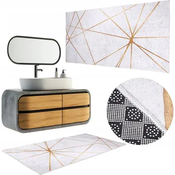 Koberec MODERNÍ koberec do koupelny, kuchyně, chodby Lavo, koberec 60x100 #54600