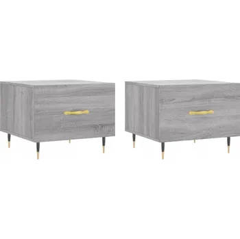 Konferenční stolek Konferenční stolky 50x50 šedý dub sonoma