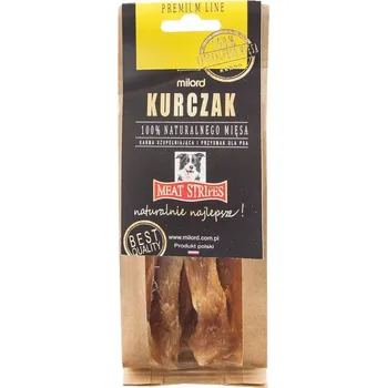 Pamlsek pro psa Kuřecí proužky Milord - 80g