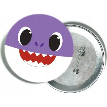 Připínací odznak/placka k narozeninám Malý Žralok (Baby Shark)