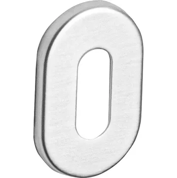 Dveřní kování Dveřní rozeta MP VM - 4UOR (OCS - Chrom broušený), Otvor pro obyčejný klíč BB, MP OCS (chrom broušený)