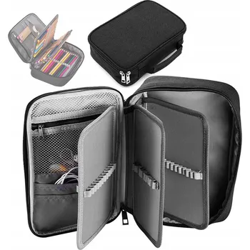 Penál Penál Organizér 4-komorový Penál se 72 Místy na Školní Potřeby